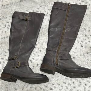 Enzo Angiolini Gray knee high Boots